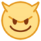 Smiling Face With Horns emoji on HTC